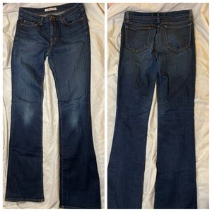 J Brand sz 31 The Straight Leg Blue Denim Jeans Medium Wash